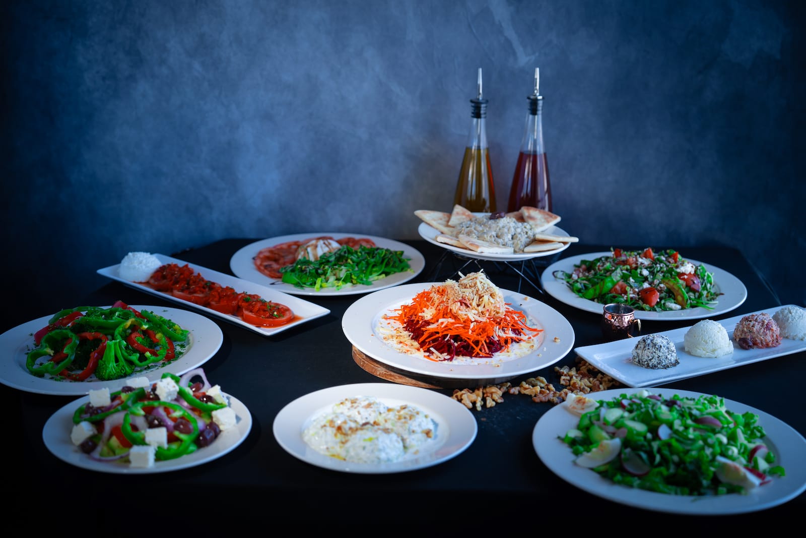 Fresh Mediterranean ingredients at Beso Las Vegas